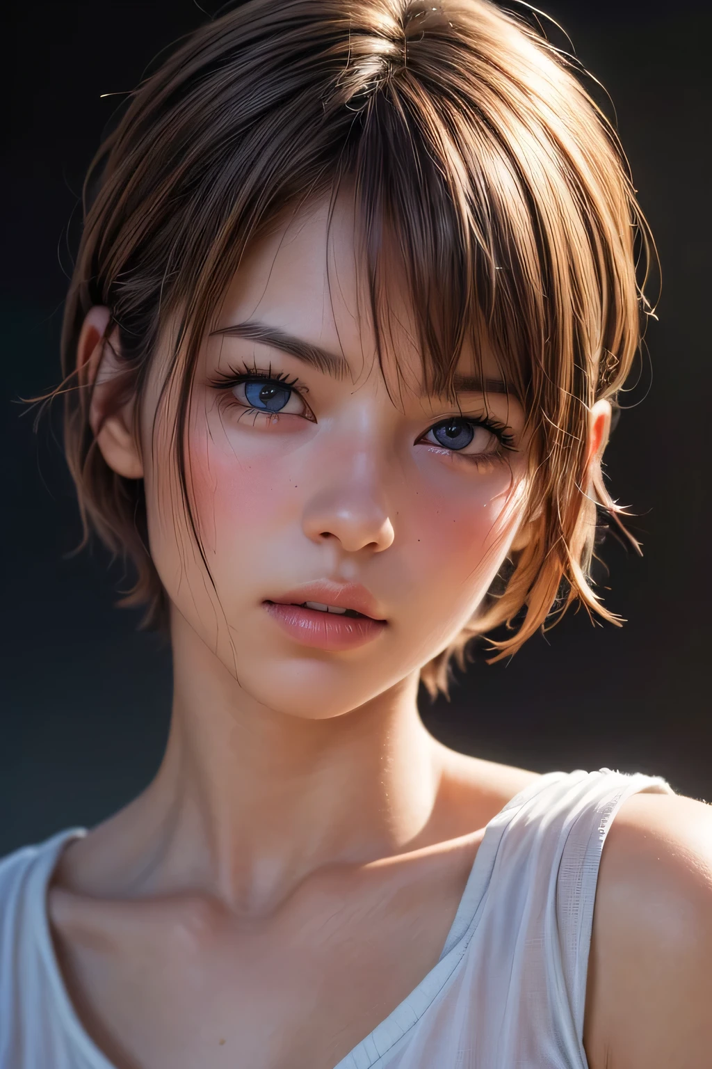 (NSFW:-1.5), (masterpiece:1.3), (8k, photorealistic, RAW photo, best quality: 1.4), 
cinematic lighting, 
(1boy), beautiful face, (realistic face), 
beautiful hairstyle, (short hair :1.5),
realistic eyes, beautiful detailed eyes, 
(realistic skin), beautiful skin, 
(blouse), 
absurdres, attractive, 
ultra high res, ultra realistic, highly detailed, 
golden ratio, 
