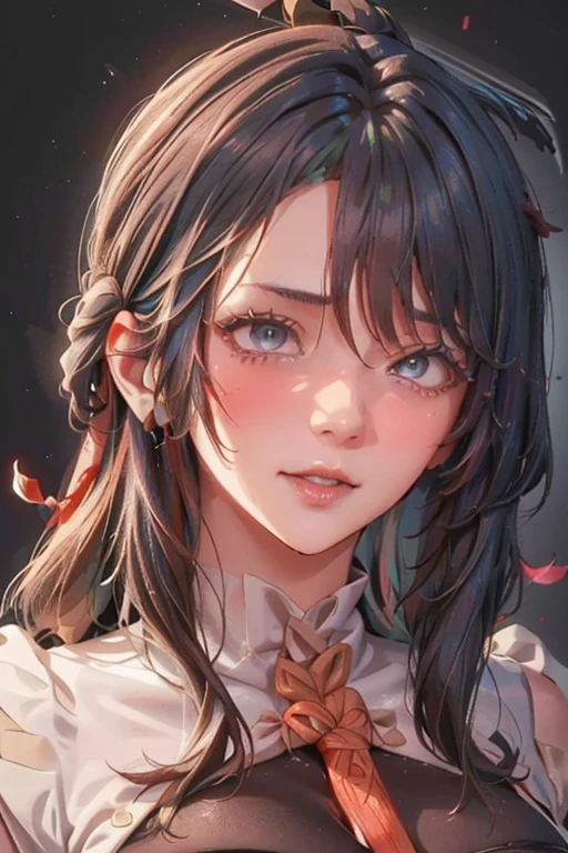 best quality, masterpiece, highly detailed,1girl, ((blood)), (vine), cage, bandage, red rope, (detail light), falling blood petals, Xianyun, , (masterpiece:1.5), Detailed Photo, Smiling, Sexy, (8K, Best Quality: 1.4), (1girl), Beautiful Face, (anime realistic Face), Beautiful Hairstyle, Realistic eyes, beautiful detail eyes, (white skin), beautiful skin, absurd, attractive, ultra high resolution, ultra realistic, high definition, golden ratio, (sexually aroused:1.8), Pinkish white skin, cool white light, sexy pose, Beautiful , white background, pink soft white light, Wear a sexy, black lace bra