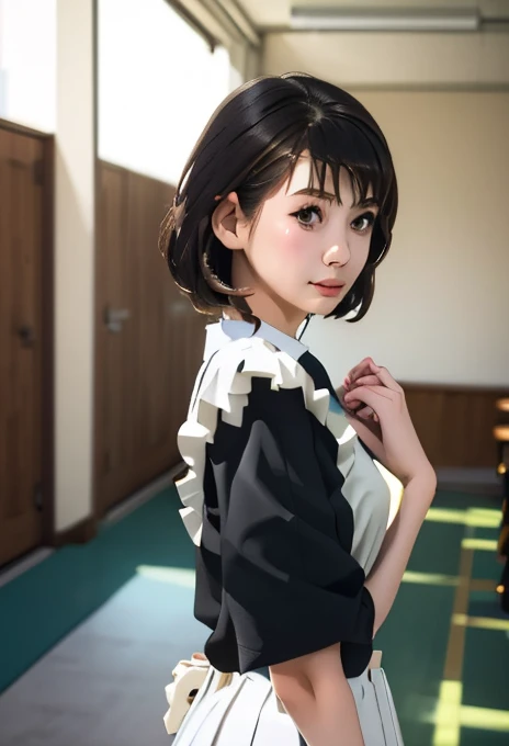 Colorful Maid clotheaid clotheaid Cosplay、beautiful girl、CosplayMaid clothes:2.0、School festival、From head to toe、School、classroom、Corridor of the school building、Gym、Decoration、