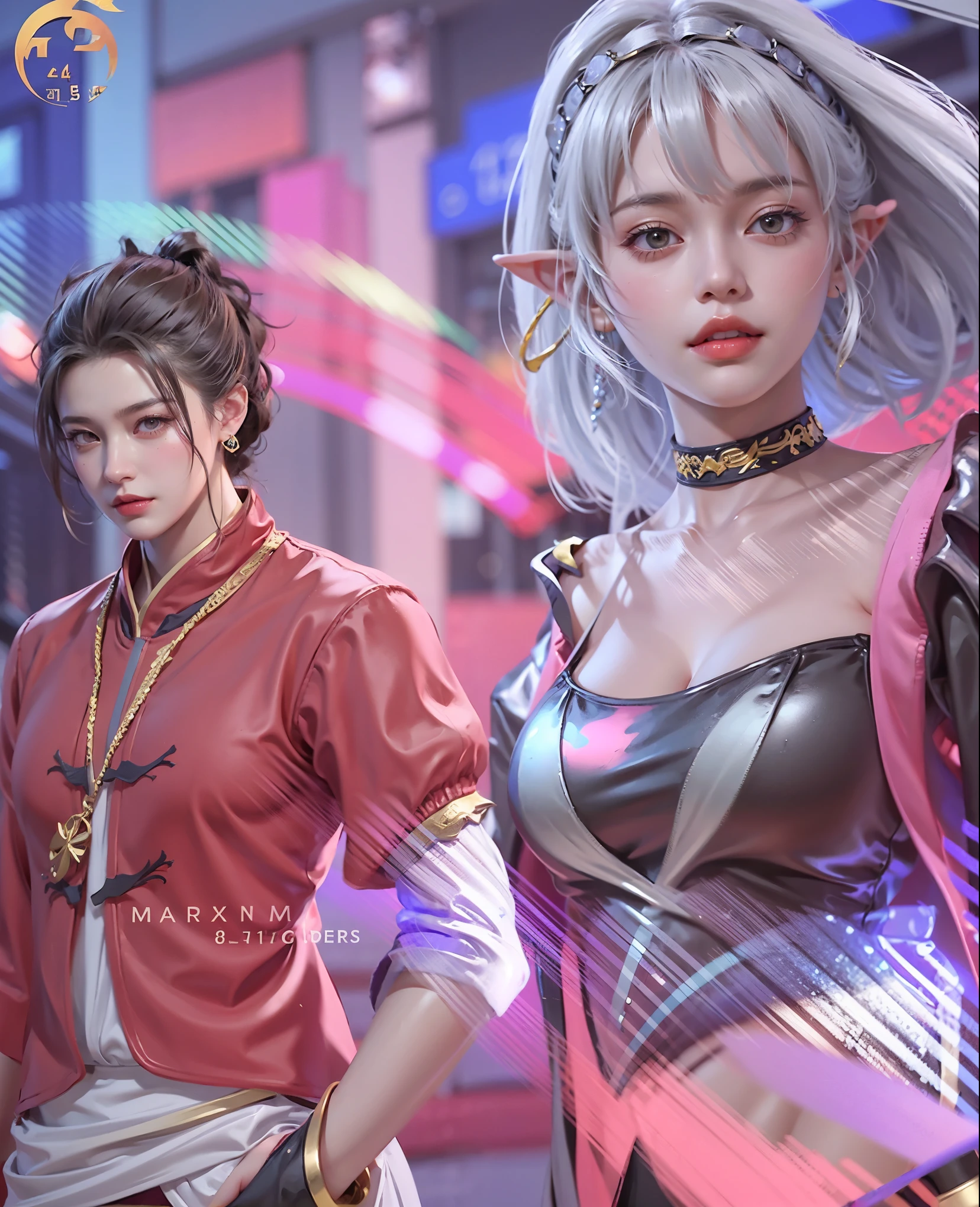 un primer plano de una chica  ,pelo rubio , big booobs ,  cinemática de los portadores de sombras, Fantasía de detalle 4k, una hermosa emperatriz de fantasía, juego cg, fantasía xianxia, xianxia hero, 2. 5 d cgi anime fantasía obra de arte, Primer plano de la diosa cinematográfica., ruan jia and artgerm, wow Fantasía de detalle 4k, personaje de fantasía hiperdetallado