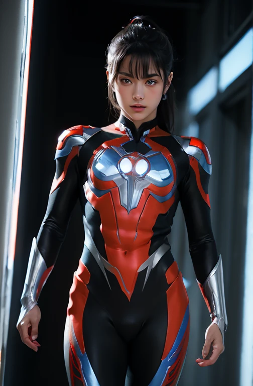 ultraman, Realista, Realista, luces de película, Un joven con traje rojo y plateado brillante., 15 años, foto profesional, piel expuesta, modelo japonés, cgi japonés, sexy ultraman suit, Conjunto de Power Rangers, Traje cibernético delgado y ajustado, con elástico por todas partes, cuerpo delicado, trasero pequeño, músculo, abdominales, marca lasciva, Tatuaje en la ingle, cintura delgada, Traje cibernético con vientre expuesto en ambos lados ajustado a la piel., ojos rasgados, mirada aguda, pelo de cola de caballo, mirando hacia adelante, standing mirando hacia adelante, esfera brillante incrustada en el pecho, Examen de ensayo, fondo de cielo azul, joven hermoso, chico joven y guapo, ultraman Boy personification, ultraman-colored latex, ultraman-colored rubber bodysuit, ultraman color suit, ultraman body suit, músculos, abdominales, mask off ultraman Boy, ultraman Boy without mask, ultraman Boy suit, ultraman Boy cosplay, ultraman Boy costume,  Cuerpo de niño, ultraman Boy with face exposed, ultraman without mask Boy, ultraman without mask, pelo medio largo, pelo de cola de caballo, color timer on chest, drenaje de energía en el pecho, ultraman Boy, cara de niño, niño con pelo largo, ultraman Boy cosplayer, cara expuesta, 13 para niño, young cara de niño, alta definición, de la máxima calidad, mejor obra maestra, máxima claridad, resolución más alta, 8K, 16k, 32k, arte generado por computadora, detalle más alto, tiro de cuerpo completo, vista de cuerpo completo, Belly-baring ultraman-colored bodysuit, belly-baring ultraman-colored bodysuit, traje revelador, marca lasciva, tatuaje en la entrepierna, abdominal músculo openwork bodysuit, abdominal músculo visible bodysuit,