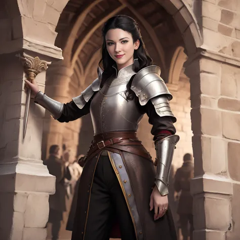 score_9, score_8_up, score_7_up, score_6_up, score_5_up, Carmilla Bolton from Game of Thrones, black hair, sexy, extremely detai...
