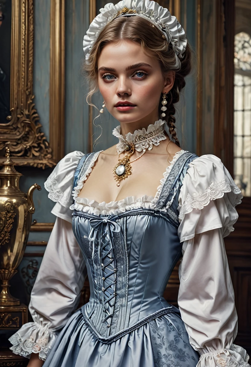 Maid Outfit, by Marta Bevacqua, best quality, masterpiece, very aesthetic, perfect composition, intricate details, ultra-detailed