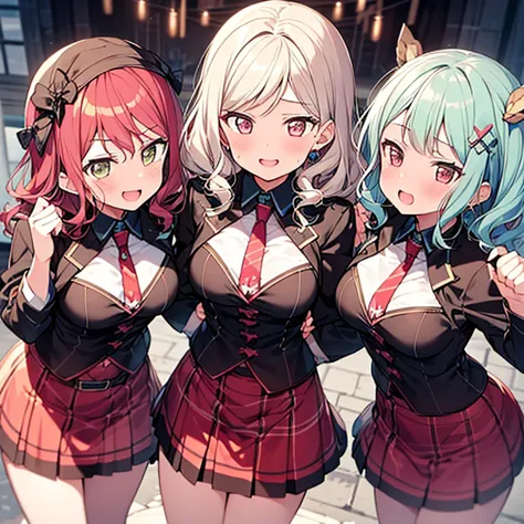 (( 3+ girls, multiple girls surrounding , bang dream style, )), (( girl, pov, hetero, )),