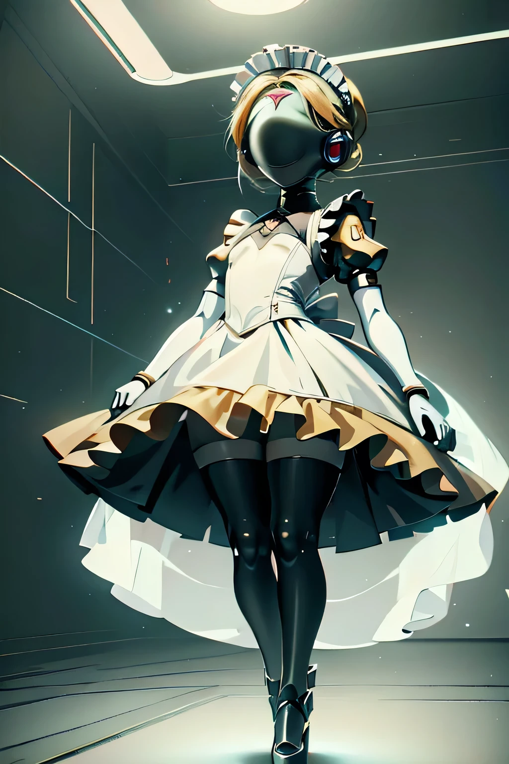 female\(futuristic,cute,small kid,age of 10,cosmic eyes,futuristic victorian maid,black long dress,full body,smile,skirt\(spreads,flutters\)\), BREAK ,background\(futuristic,inside room,glorious,colorful,cute\), BREAK ,quality\(8k,wallpaper of extremely detailed CG unit, ​masterpiece,hight resolution,top-quality,top-quality real texture skin,hyper realisitic,increase the resolution,RAW photos,best qualtiy,highly detailed,the wallpaper,cinematic lighting,ray trace,golden ratio\),landscape