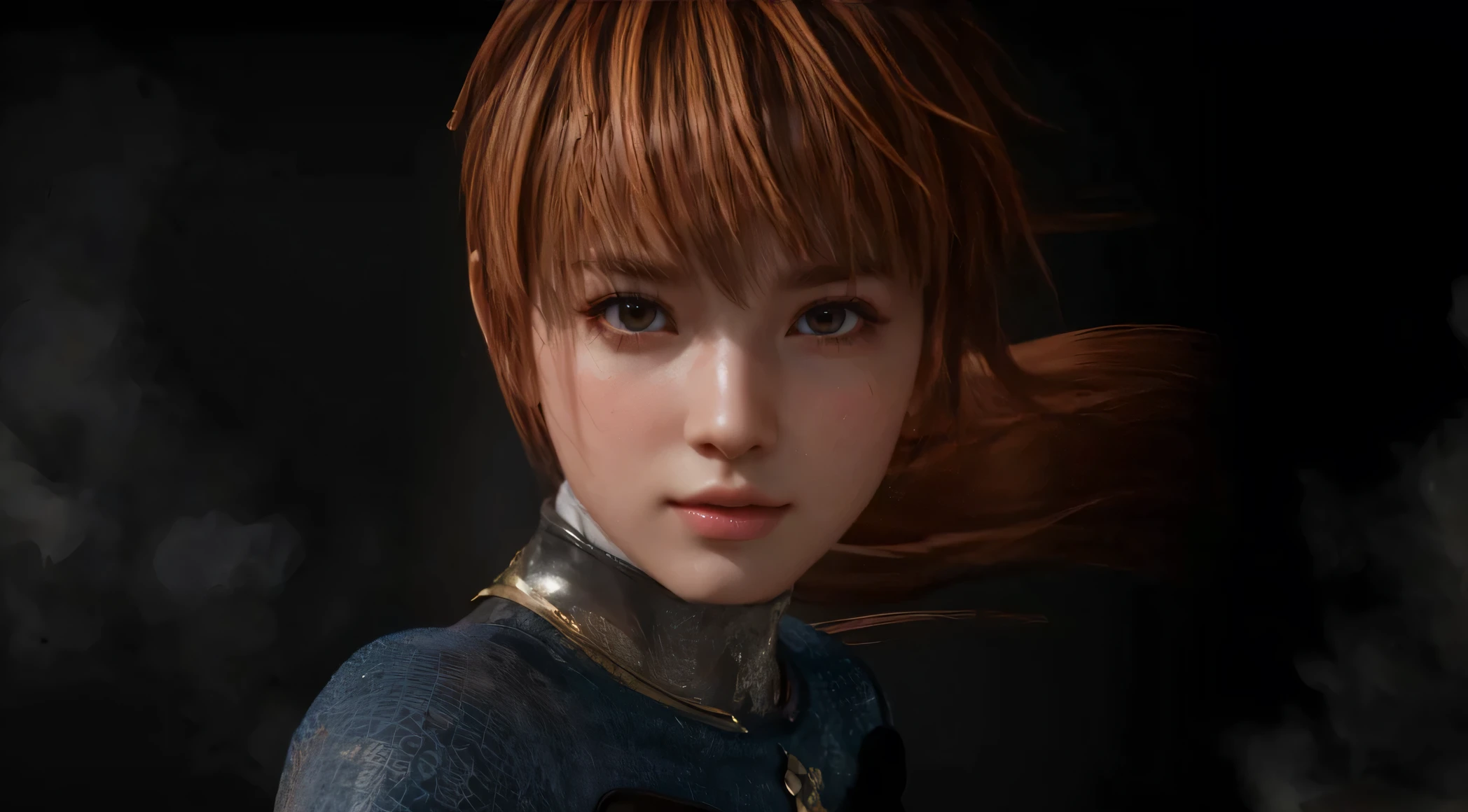 Kasumi, Ojos cafés, (mejor calidad, ultra detallado), (Realista:1.37), cara hermosa y detallada, ultra-Realista texture, cara delicada, cuerpo delicado, pintalabios rojo, Colores brillantes. alta definición, 8K, piernas bien definidas, expresión de odio