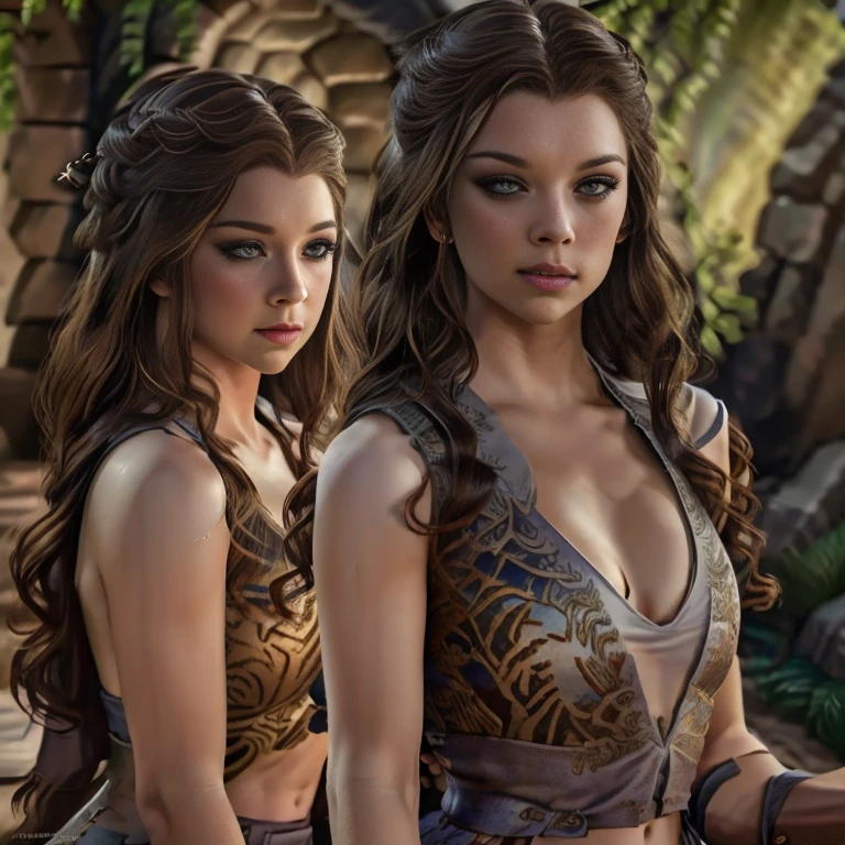 score_9, score_8_up, score_7_up, score_6_up, score_5_up, Margaery Tyrell from Game of Thrones, brown hair, sexy, extremely detailed artgerm, in medieval dress uniform posing, midriff, cleavage, (masterpiece, best quality:1.2), Next to a garden, flowers, beautiful, medieval, (insanely detailed, beautiful detailed, masterpiece, best quality), (insanely detailed, masterpiece, best quality)  