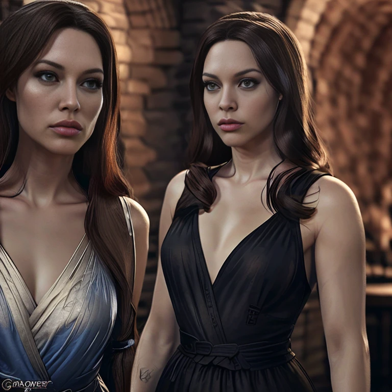 score_9, score_8_up, score_7_up, score_6_up, score_5_up, Margaery Tyrell from Game of Thrones, brown hair, sexy, extremely detailed artgerm, in medieval blue dress, midriff, cleavage, (masterpiece, best quality:1.2), Next to a garden, flowers, beautiful, medieval, (insanely detailed, beautiful detailed, masterpiece, best quality), (insanely detailed, masterpiece, best quality) angl