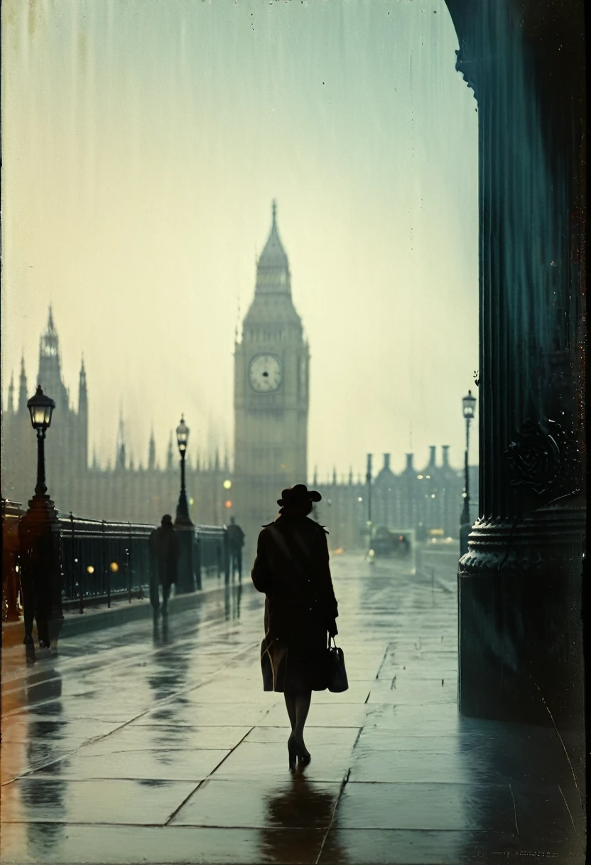 ultra realistic image, london, 1930 year,  big ben at distance, delicate detailing,subtle texture,soft-focus effect,soft shadows,minimalist aesthetic,gentle illumination,elegant simplicity,serene composition timeless appeal,visual softness,extremely high quality high detail RAW color photo,professional lighting,sophisticated color grading,sharp focus,soft bokeh,striking contrast,dramatic flair,depth of field,seamless blend of colors,CGI digital painting,cinematic still 35mm,CineStill 50D,800T,natural lighting,shallow depth of field,crisp details,hbo netflix film color LUT,32K,UHD,HDR,film light,panoramic shot,breathtaking,hyper-realistic,ultra-realism,high-speed photography,perfect contrast,award-winning phography,directed by lars von trie ,greg rutkowski