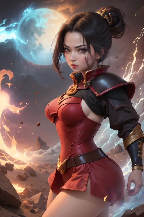 Azula. the end of the world. armor  