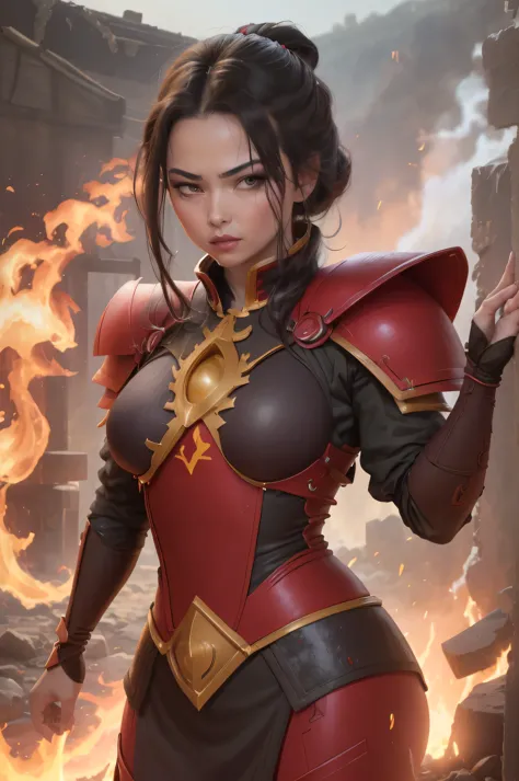 Azula. the end of the world. armor  