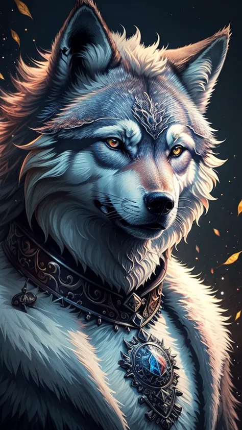 masterpiece, best quality, wolf