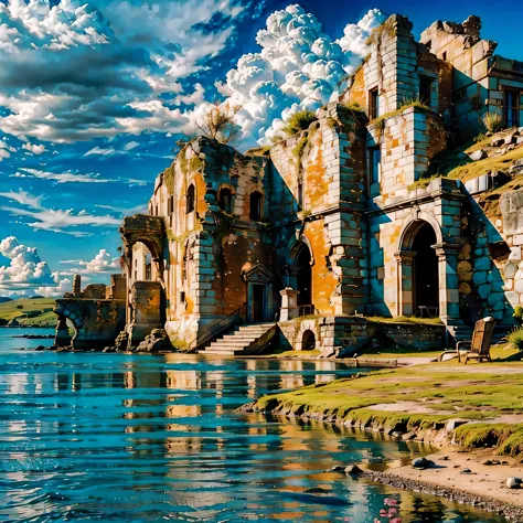 a fort on Boyard bank,the Île-d'Aix and the Île d'Oléron in the Pertuis d'Antioche straits,on the west coast of France,detailed ...