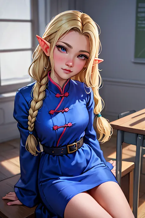 (1female elf ), masterpiece, best quality, super fine illustration, an extremely cute, highly detailed beautiful face looking at...