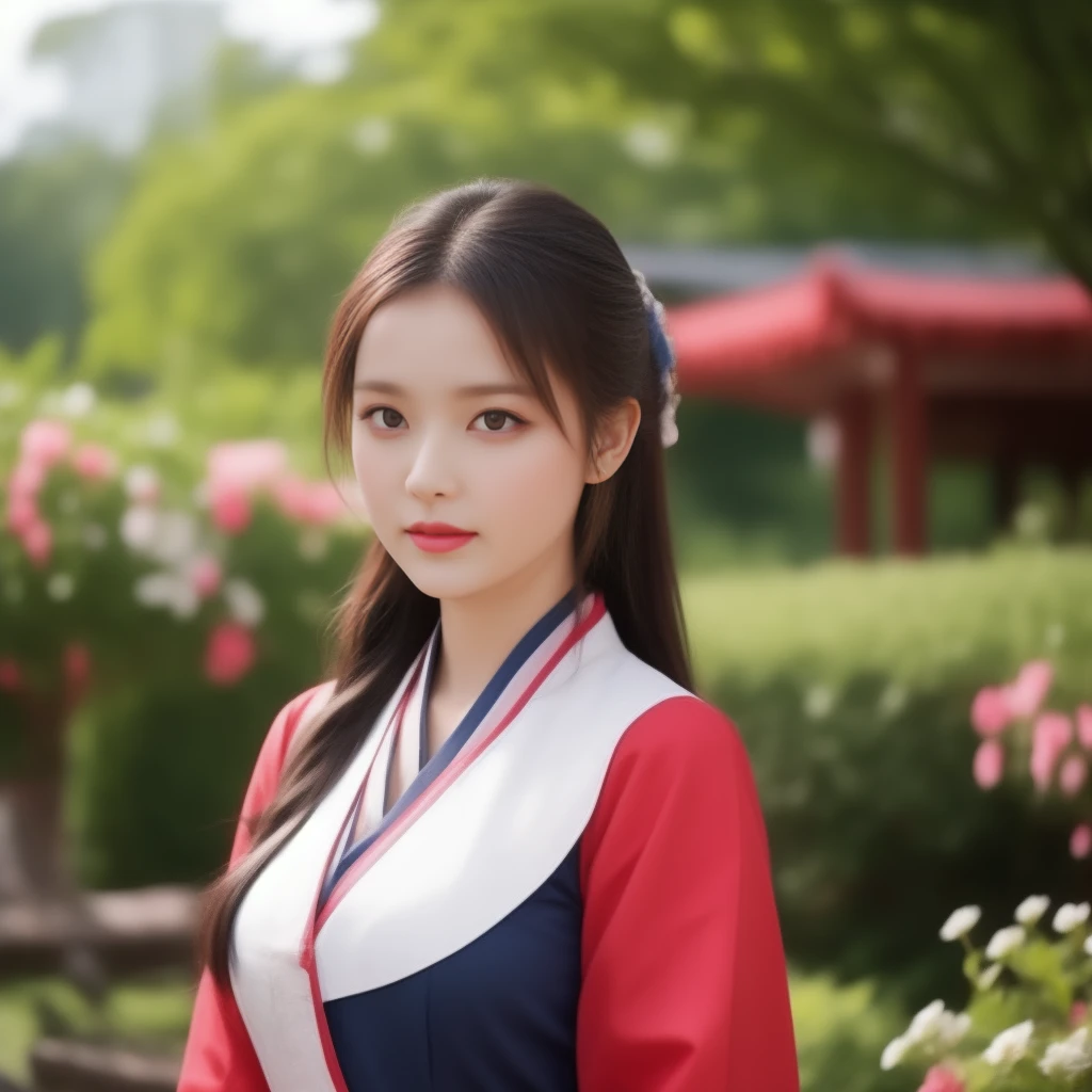 Beautiful Asian woman, 25 years old, 36 inch bust, long, flowing hair in a ponytail.,(วอลล์เปเปอร์ CG unity 8k ที่very detailed),(Masterpiece), (best quality), (very detailed), (best illustrations),(best shadow), cowboy shoot, (sharp eyeliner, eyelid, Detailed eyes:1.1), (city background:1.2), ,Take a break , Version 3 (Girls&#39; frontline), , 3D,8k, Shot with a high quality Fuji 45 camera.,000,000 pixels, wide open aperture, warm light, Realistic, bright, beautiful light colors,