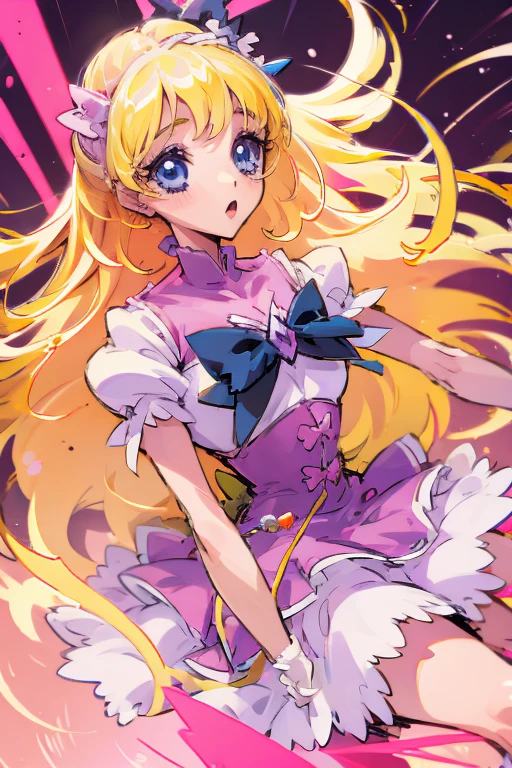Magisches Mädchen Manga lineare Manga Farbe
