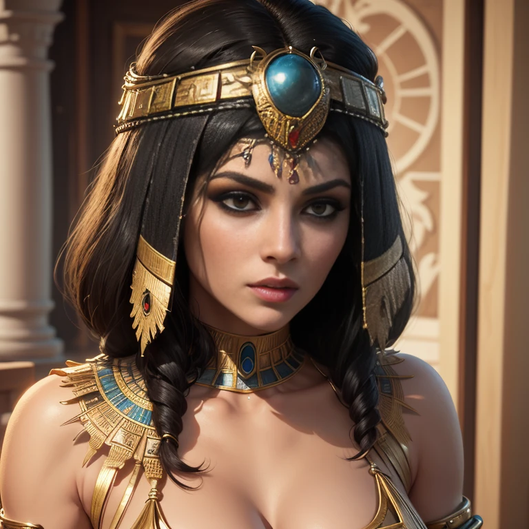 score_9, score_8_up, score_7_up, score_6_up, score_5_up,  [ ACOCleopatra],[Black Hair],Cleopatra from Assassin's Creed Origins,[Jewelry],[ancient Egypt],4k,sharp image,detailed, sexy, extremely detailed artgerm,  (masterpiece, best quality:1.2),  (insanely detailed, beautiful detailed, masterpiece, best quality), (insanely detailed, masterpiece, best quality)  