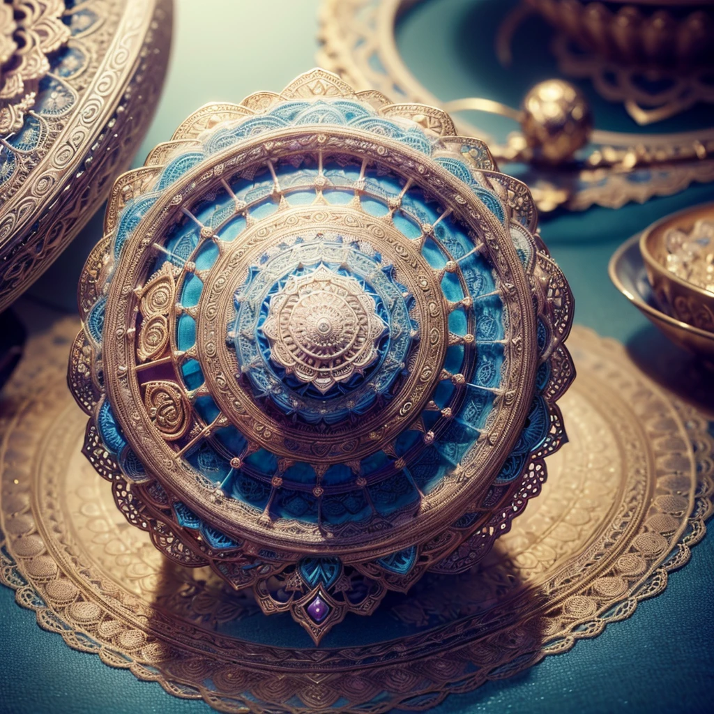 very beautiful delicate mandala art made by colorful lace, BREAK ,quality\(8k,wallpaper of extremely detailed CG unit, ​masterpiece,hight resolution,top-quality,top-quality real texture skin,hyper realisitic,increase the resolution,RAW photos,best qualtiy,highly detailed,the wallpaper,cinematic lighting,ray trace,golden ratio\)