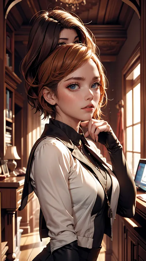 Attractive woman (Emma Stone|Scarlett Johansson), A secret society of shape-shifting humans [SF|Fantasy]