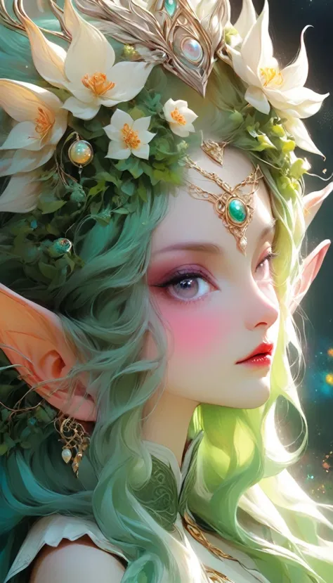 ELF，in style of Anna Dittmann，in style of Caia Koopman