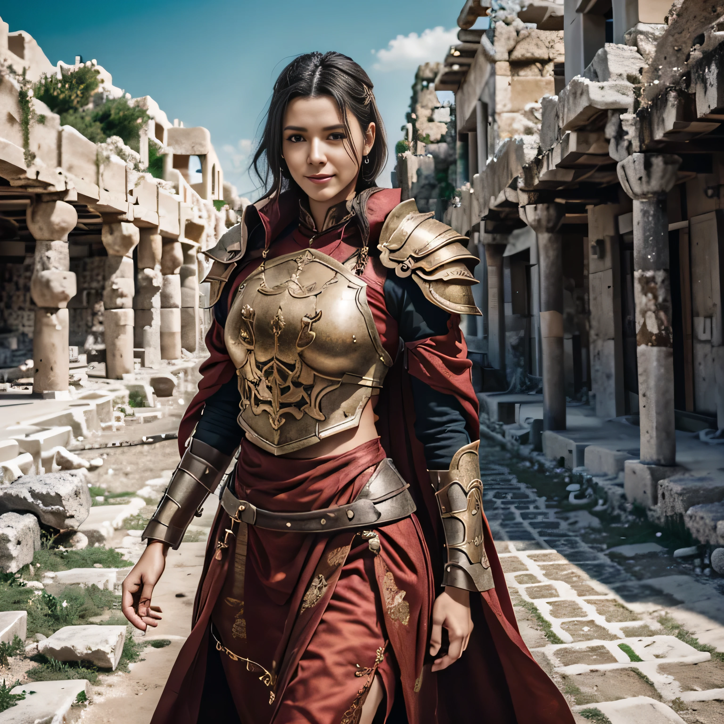 design, interrior, interriordesign saint_cloth, divine_armor
Masterpiece, best quality, (highly detailed raw photo:1.2), 8k render in octane, volumetric lighting, volumetric shadows  a portrait of a woman, (armor reflexions:1.2), smiling, cloak
((realistic highly detailed greece ruins background))