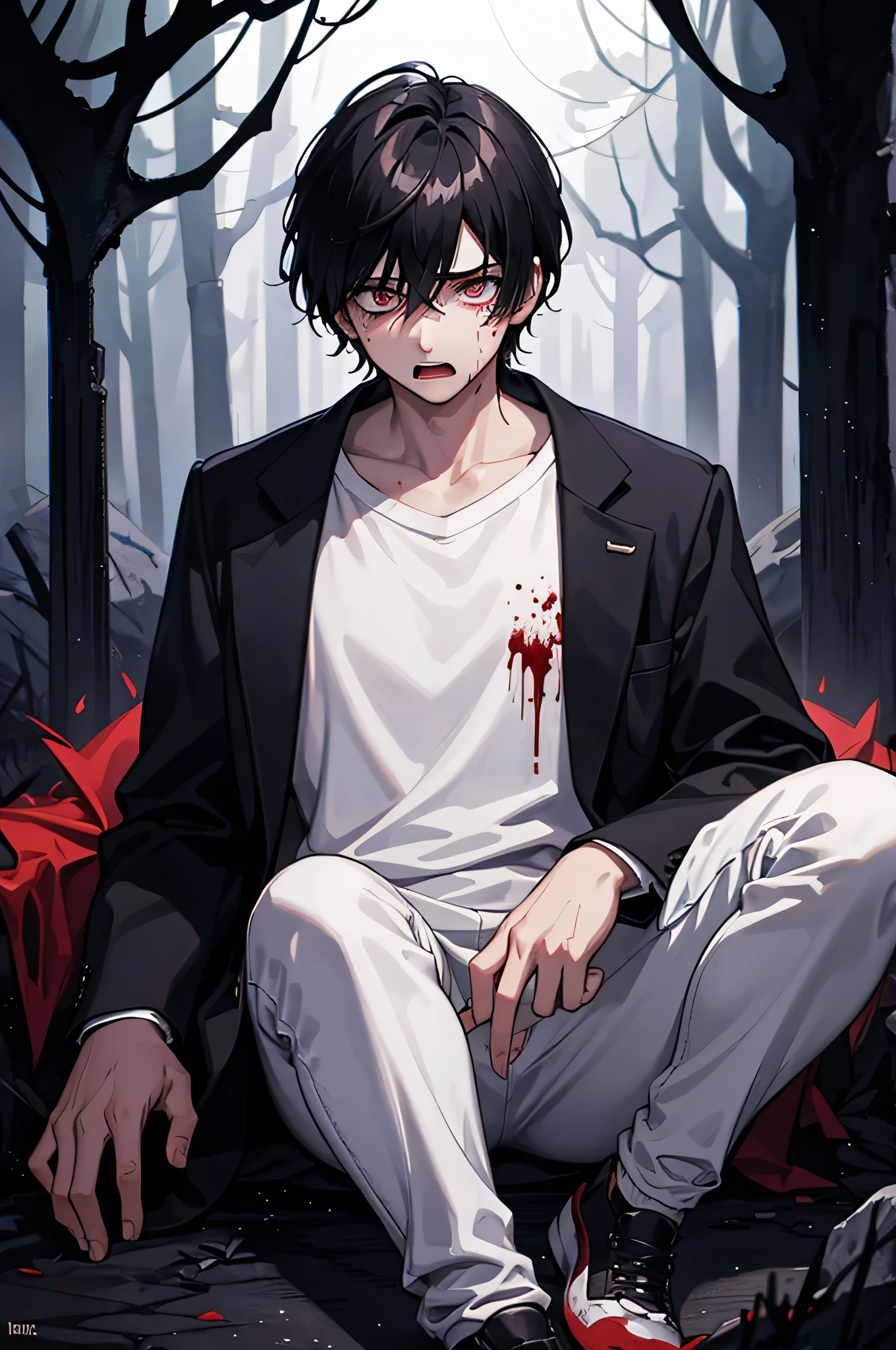 chico anime sangre