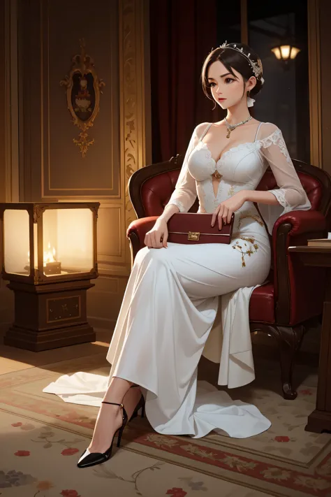 Elegant woman , detailed and intricate environment