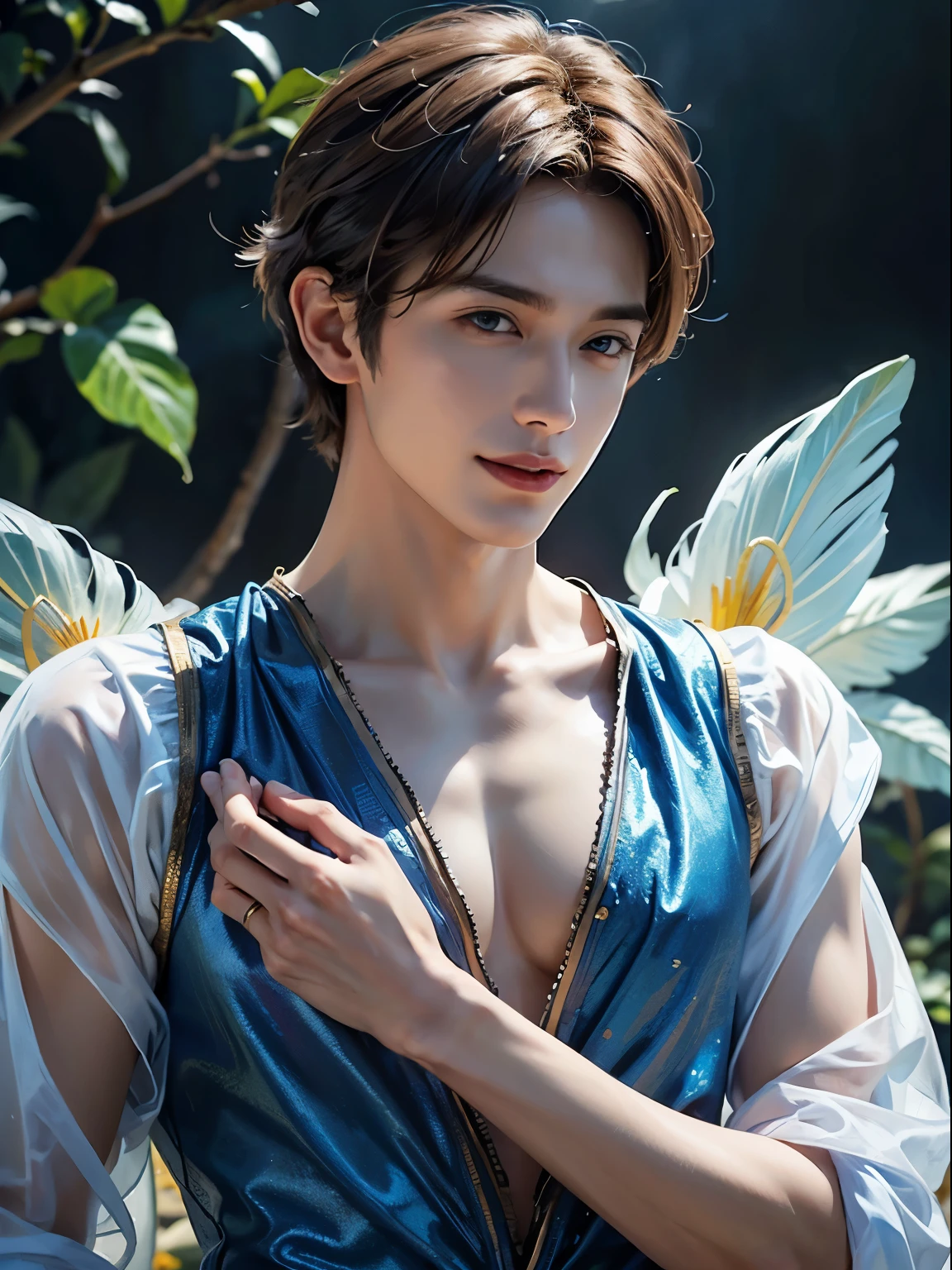 หล่อ2ชาย. ผมสั้นสีทอง. The style of the film is fantasy and เหมือนจริง. The goal was to create a เหมือนจริง and beautiful image that makes the viewer happy, ราวกับว่าพวกเขาหลงรักการแสดงออกบนใบหน้าของผู้ชาย. ผู้ชายมีทรงผมหน้าม้าและไม่มีขนตามร่างกาย ยกเว้นขนบนศีรษะ. ผลงานชิ้นเอก, คุณภาพสูงสุด, ความละเอียดสูงเป็นพิเศษ, (เหมือนจริง: 1.6) (ขนมหัศจรรย์. เครื่องแต่งกายที่โปร่งใส. ตัวละครหลักคือนางฟ้า. พื้นหลังดอกไม้ขนาดใหญ่มาก. เขากำลังมองดูพวกเรา. เขากำลังยิ้มอย่างมีความสุข.

แปลด้วย DeepL.กับ (รุ่นฟรี)