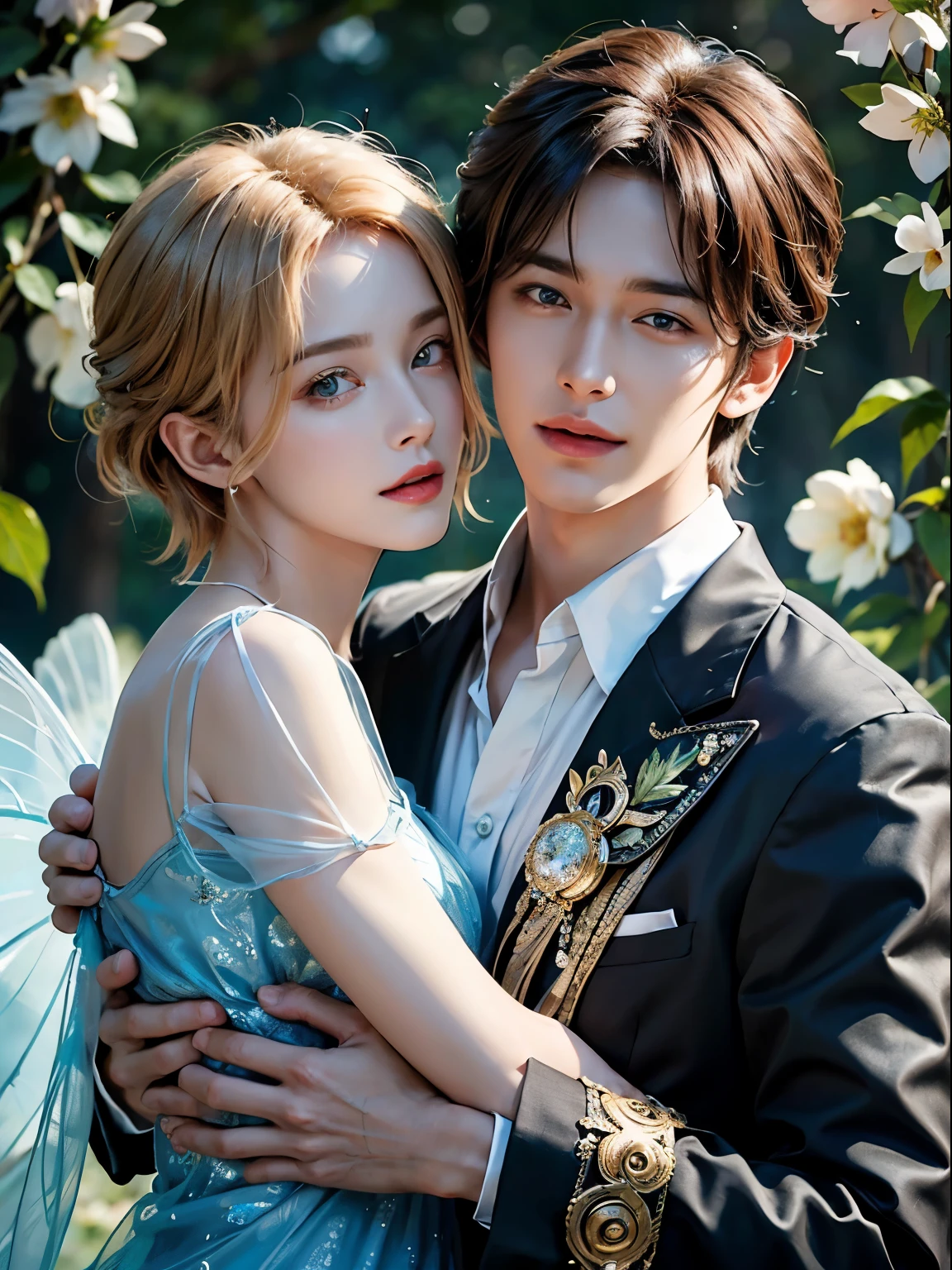 หล่อ2ชาย. ผมสั้นสีทอง. The style of the film is fantasy and เหมือนจริง. The goal was to create a เหมือนจริง and beautiful image that makes the viewer happy, ราวกับว่าพวกเขาหลงรักการแสดงออกบนใบหน้าของผู้ชาย. ผู้ชายมีทรงผมหน้าม้าและไม่มีขนตามร่างกาย ยกเว้นขนบนศีรษะ. ผลงานชิ้นเอก, คุณภาพสูงสุด, ความละเอียดสูงเป็นพิเศษ, (เหมือนจริง: 1.6) (ขนมหัศจรรย์. เครื่องแต่งกายที่โปร่งใส. ตัวละครหลักคือนางฟ้า. พื้นหลังดอกไม้ขนาดใหญ่มาก. เขากำลังมองดูพวกเรา. เขากำลังยิ้มอย่างมีความสุข.

แปลด้วย DeepL.กับ (รุ่นฟรี)