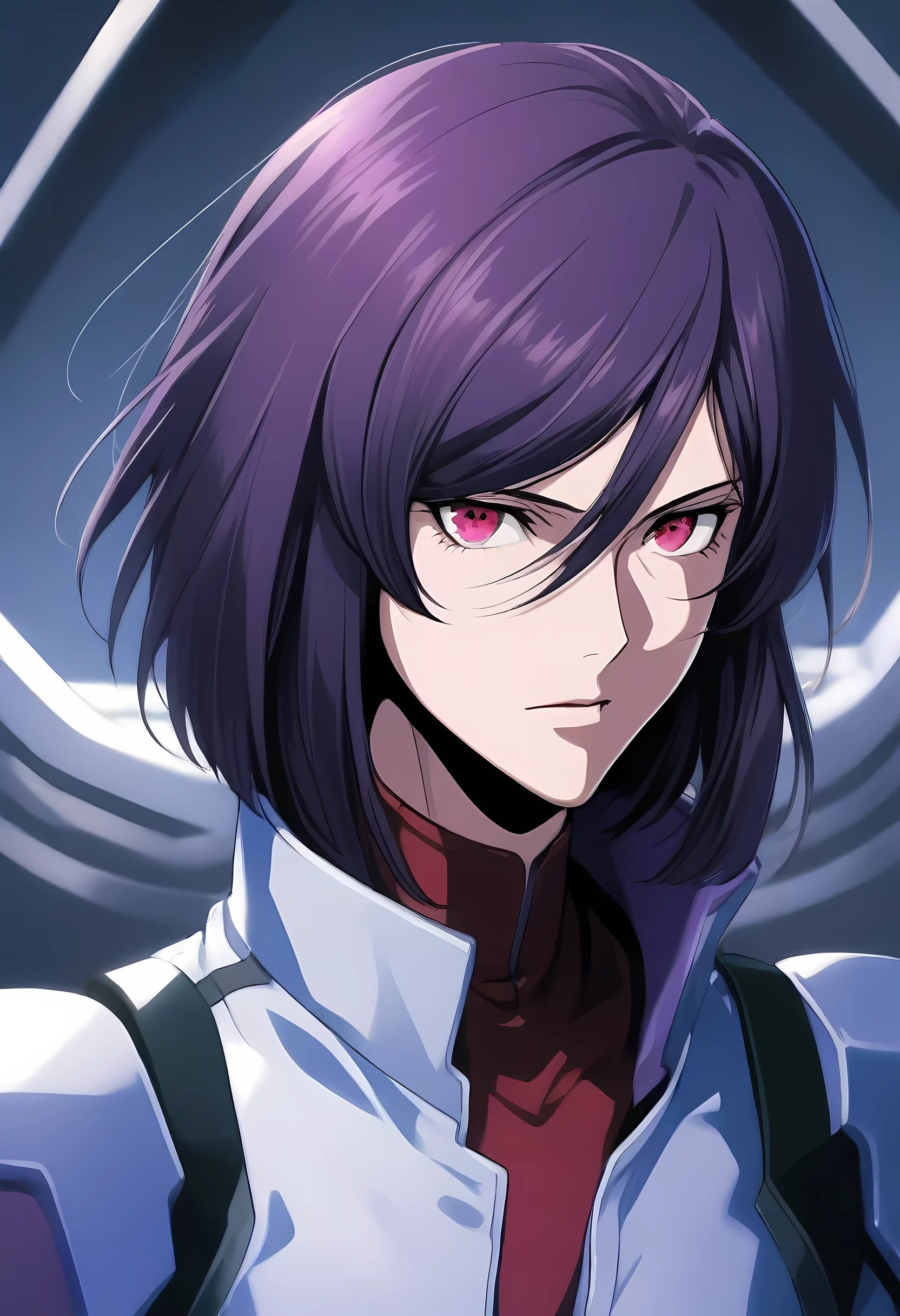 1boy, male focus, setsuna f. seiei, gundam, detailed face, detailed eyes