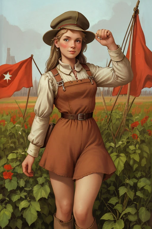 fille pionnière URSS