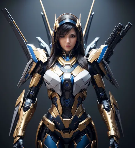 super detailed, advanced details, high quality, high quality, high resolution, 1080p, hard disk,(pharah),(fareeha・amari),(mecha ...