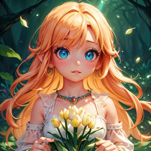 키 큰 튤립 꽃으로 둘러싸인 작은 소녀의 밝고 화려한 초상화, (최고의 품질,4K,8K,고등어,걸작:1.2),매우 상세한,(현실적인,photo현실적인,photo-현실적인:1.37),아름다운 디테일한 눈,아름답고 섬세한 입술,매우 상세한 눈과 얼굴,긴 속눈썹,활기 넘치는 꽃밭의 소녀,활짝 핀 꽃,생생한 색상,자연 채광,따뜻한 색상 팔레트,시네마틱 조명,마술적 사실주의,복잡한 세부 사항,이상한,꿈같은,미묘한