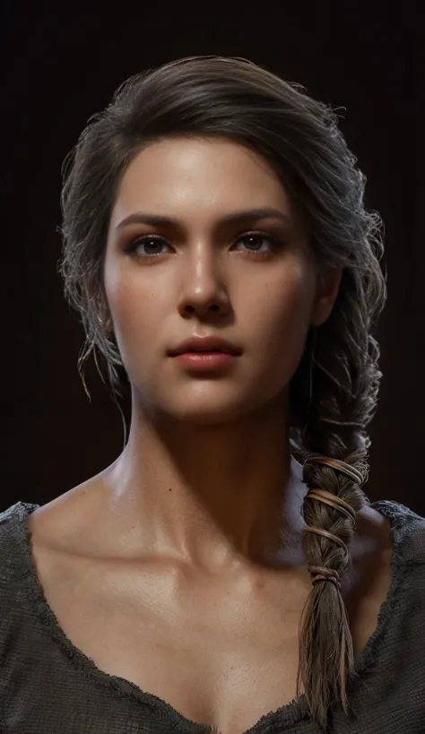 Kassandra, brown eyes, (best quality, ultra-detailed), (realistic:1.37), beautiful and detailed face, ultra-realistic texture, d...