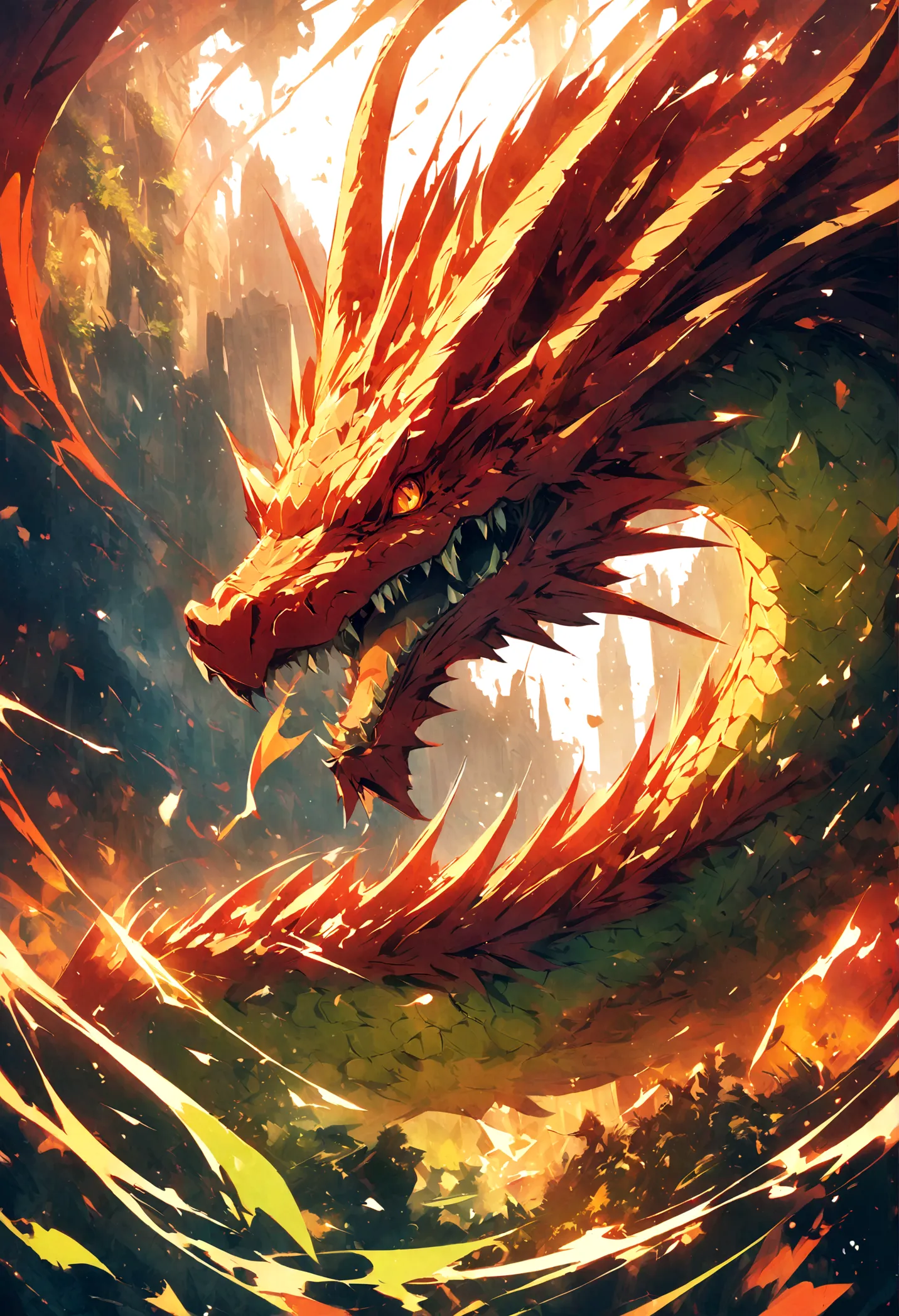 Dragon,POP Illustration