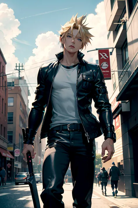 (best quality), (masterpiece), (realistic,) (photo-realistic), ultra-detaied
1boy,male focus,(looking up:1.4),cloud strife, epic...