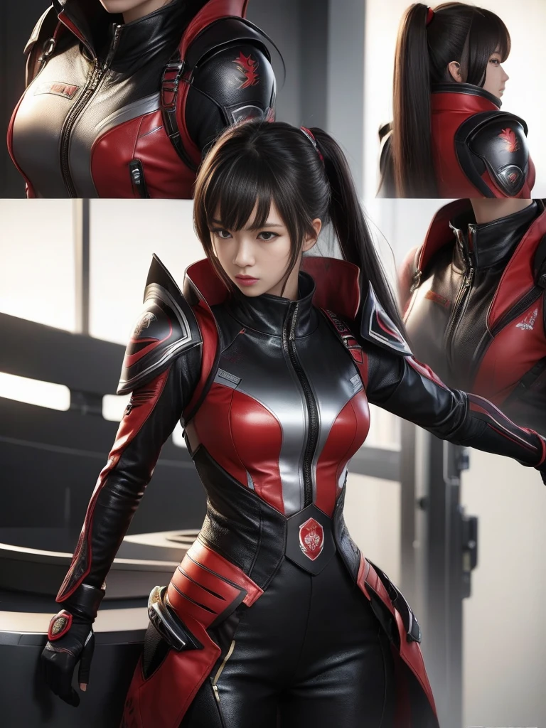 (high quality), (masterpiece), (detailed), 8K Hyperrealistic Airspeed Ace Cloths Rendering, Features a Japanese girl character in futuristic clothing, In the context of futurism，Depicted with intricate detail and lifelike precision.