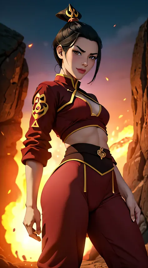 (best quality:1.3), (4k quality),(sharp image), azula, ((detailed face)), ((masterpiece face)),((perfect detailed eyes)) (blush)...