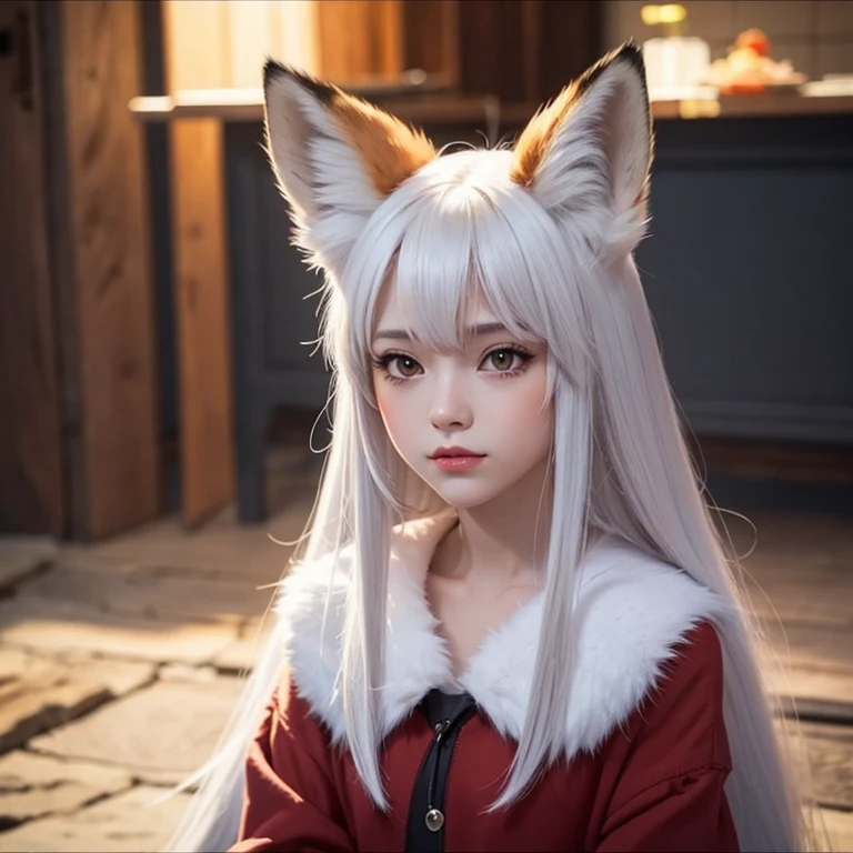 Fox Girl, Fox&#39;s Tail, Nine-Tailed Fox,Fox Ears, Black colored hair, Fox Makeup,One Girl、 Kimono with open chest, Body size is 100-70-90!、Nice body, Avatar, face, Open chest, lewd face, Dominant representation, naughty face,Big Breasts,Emphasize cleavage,Show bare skin、Skin is visible、With legs apart、Show off your thighs、With legs apart、A beautifully patterned kimono、I can see her cleavage、Muscular、Uplifting、Abdominal muscles、Exposed skin、Long Hair、Skin Texture、Soft breasts 、outside、Grassy field