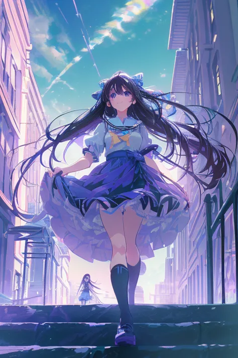 ((masterpiece)), (((HDR))), ((best quality)), (ultra high quality), (hi-res), ((1 anime girl)) (((pastel purple eyes))), beautif...