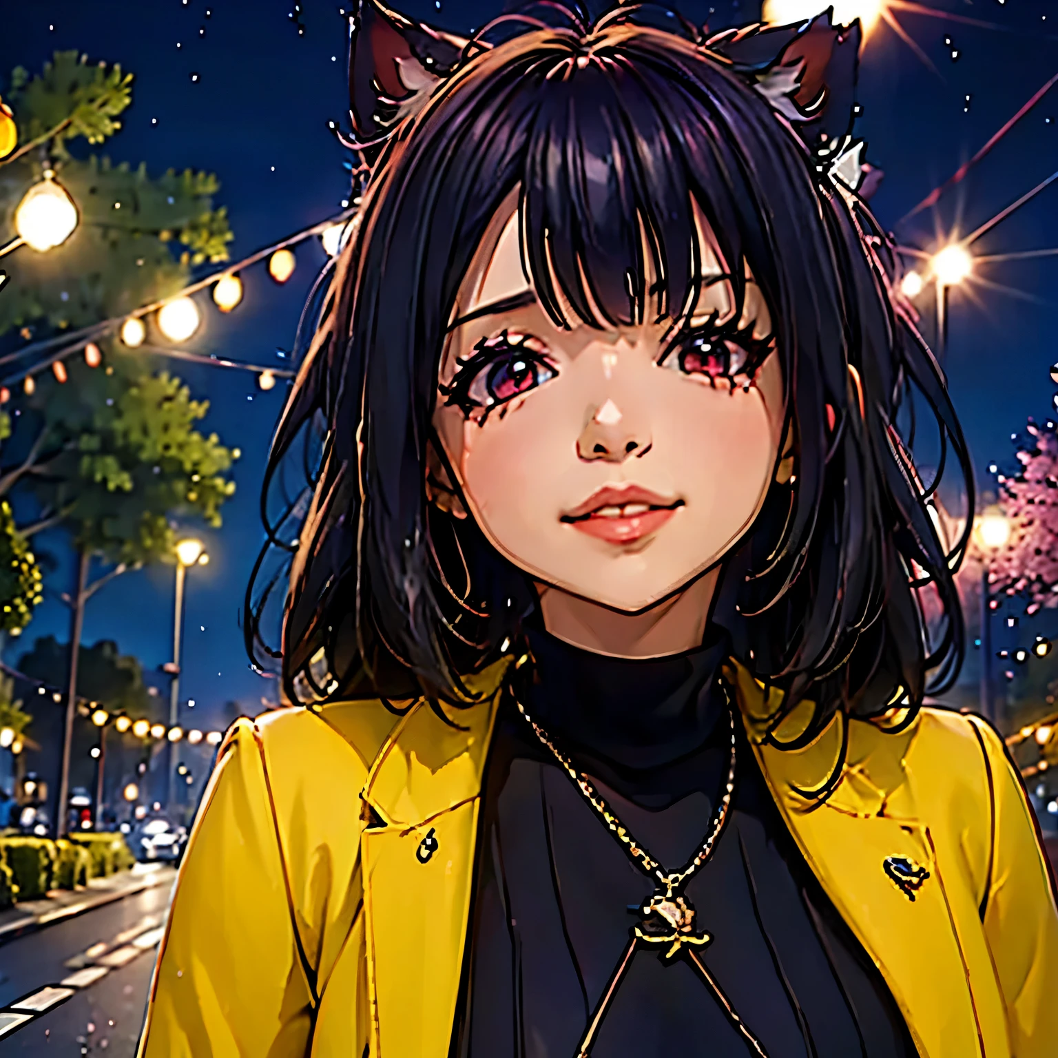 a man with his wife and daughter, holding hands, Casual clothes, walk in an amusement park at night, with the place illuminated, Bokeh effect, smiling, full body of the 3, ( only three characters),cast shadow, atmospheric perspective, To flourish, 8k, super detail, necessary, Best Quality, HD, anatomically correct, textured skin, high quality, High resolution, Best Quality
