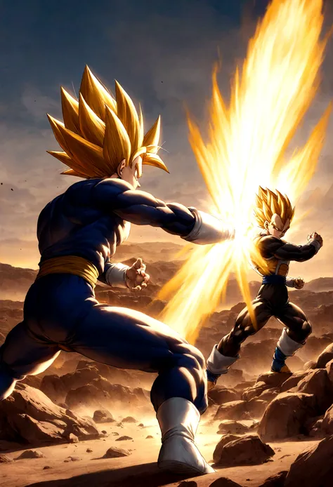 Dragon ball goku and vegeta - SeaArt AI