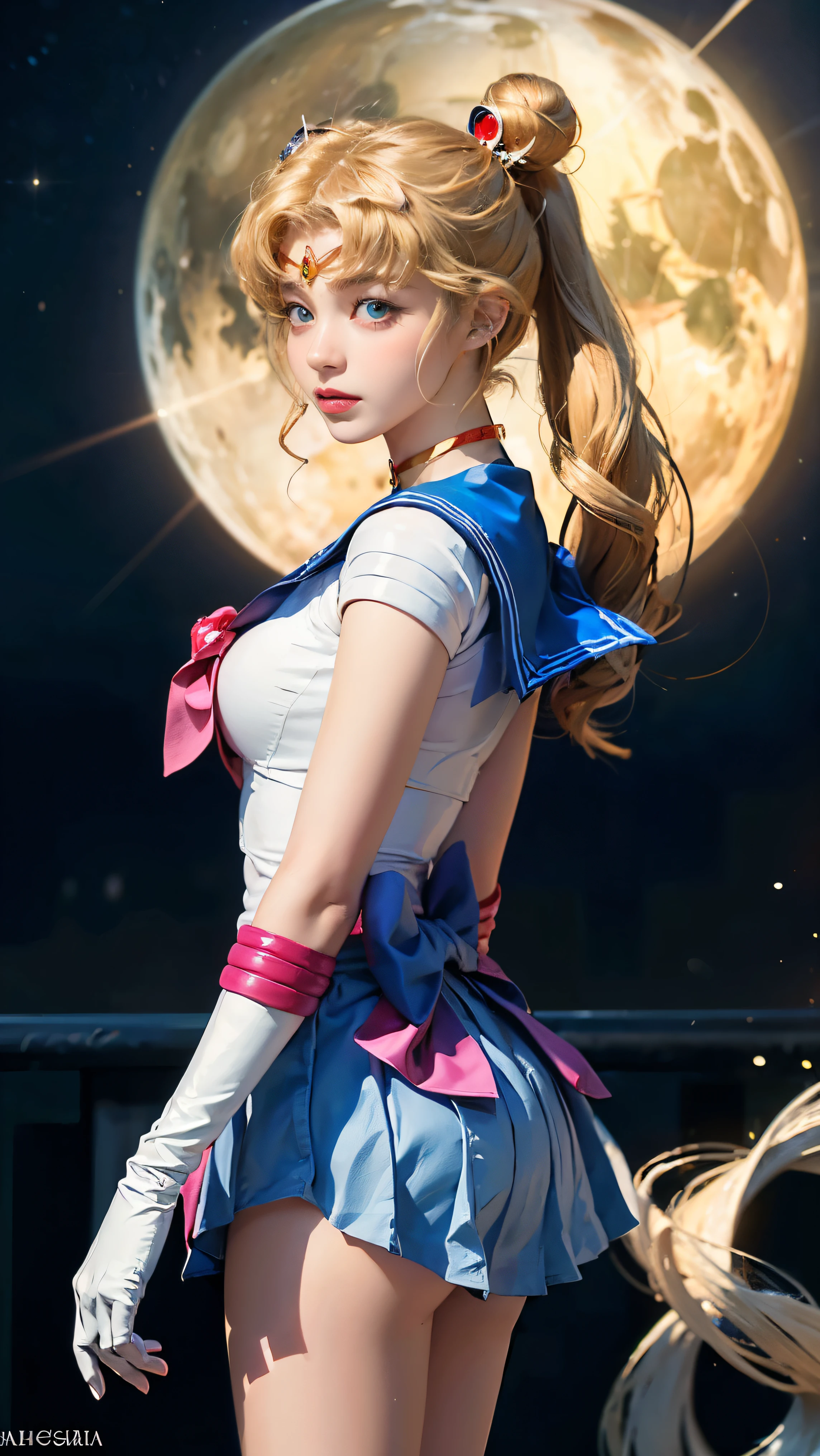 ((chef d&#39;oeuvre:1.4)、(qualité supérieure:1.4)、(réaliste:1.7))、morceau de masséter:1.4、une fille de beauté、Marin Lune is a sailor girl with a long blonde hair, Marin Lune aesthetic, Marin Lune style, inspired par Sailor Moon, Marin Lune!!!!!!!!, par Sailor Moon, the Marin Lune. Beau, fille de marin aux cheveux longs et une queue de cheval pointant vers quelque chose, Marin Lune!!!!!!!!, Marin Lune style, Marin Lune aesthetic, inspired par Sailor Moon, the Marin Lune. Beau, par Sailor Moon, image divulguée, dessin animé, Personnage d&#39;Anime, pose d&#39;anime, shoujo classique, le marin galaxie. Beau, Yami Kawaii, Style artistique animé des années 8 0, remonter le moral