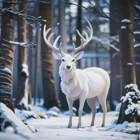 white deer, white deer