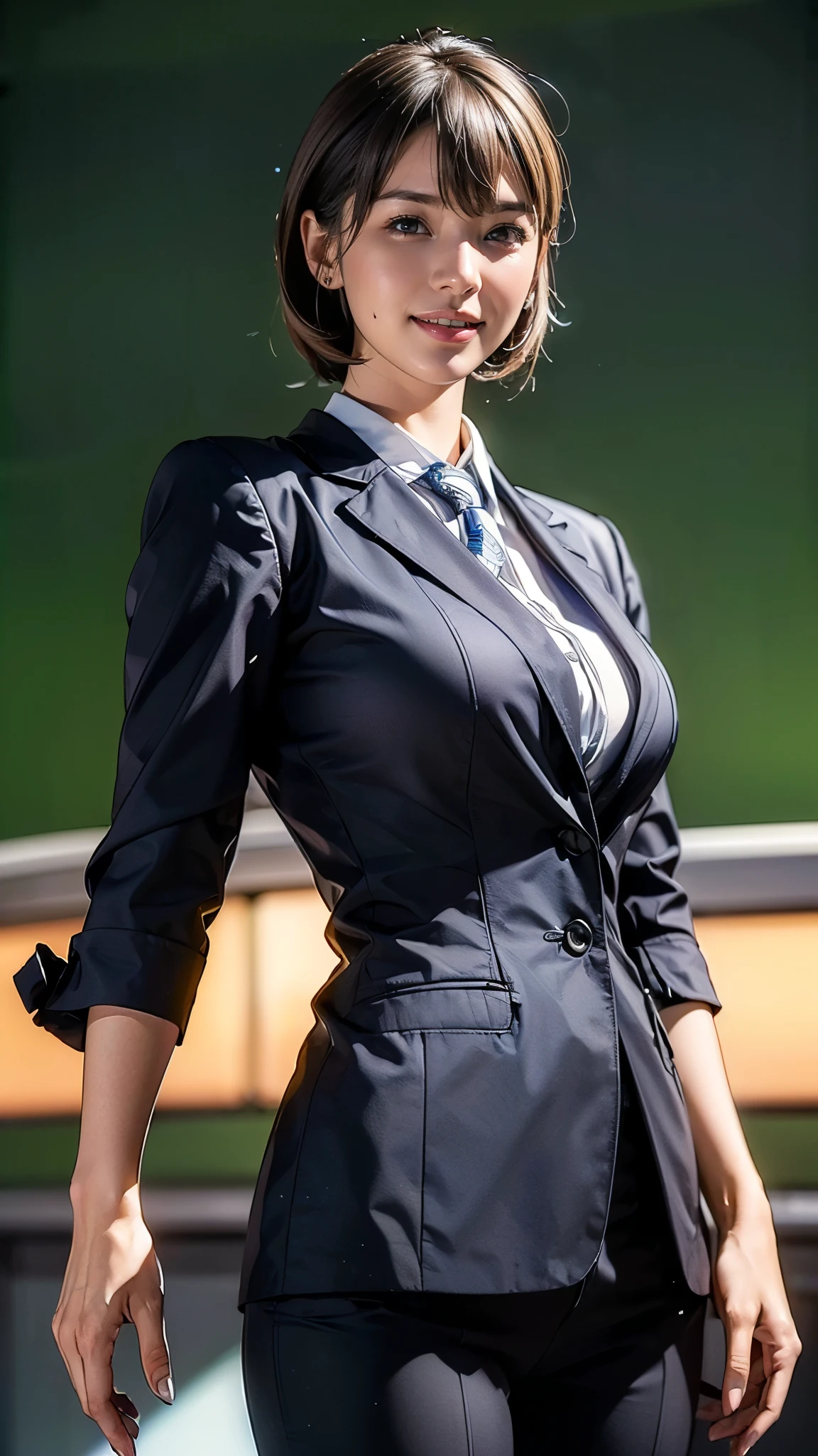 (One Woman),(Japanese),(Short Hair),(4),(whole body:1.5),(front:1.5),(cabincrew),(stewardess)(Are standing),(Fitted flight attendant uniforms:1.5),(smile:1.5),(Beautiful Eyes:1.3),(Very detailedな顔:1.5),((Very detailed drawing of a female hand:1.5)),((Beautiful Skin:1,5)),(Delicate skin depiction:1.5),(Functional:1.2),(Big Breasts:1.2),BREAK(In Airplane:1.4),(((Blur the background:1.5))),(Written boundary depth:1.5),BREAK(((masterpiece:1.5),(highest quality:1.5),(Very detailed:1.5),(High resolution:1.5),(Realistic:1.5),(Photorealistic:1.5))),8k,wallpaper