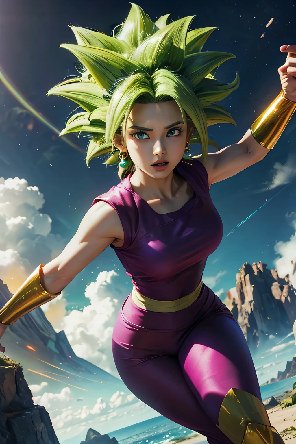 
kefla personagem de dragon ball super,realidade