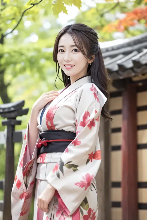 (super beautiful woman in kimono)、((best qualtiy、8k masterpieces:1.3))、sharp focus:1.2、(ultra beautiful faces:1.0)、(shinny skin:...