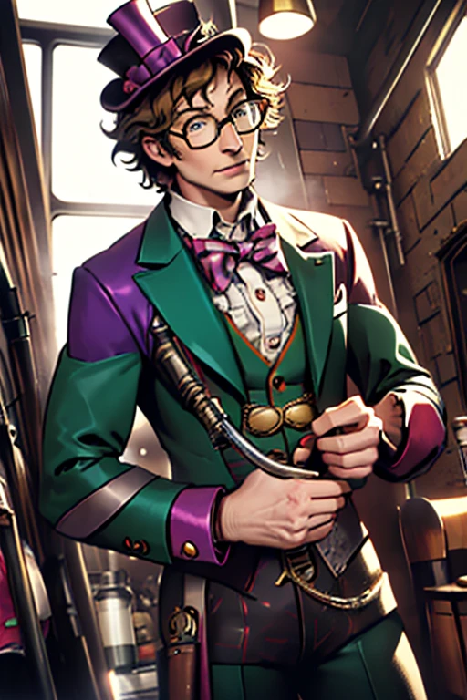 Green: Dr McCoy: Tom Baker: Gene Wilder: steampunk: David Tennant: Joker: Mad Hatter: Andrew Garfield: Jimmy Olsen: Jared Padalecki: bow tie: Joe Keery: nerdy glasses: librarian: umbrella: Willy Wonka: vacuum cleaner hose:
