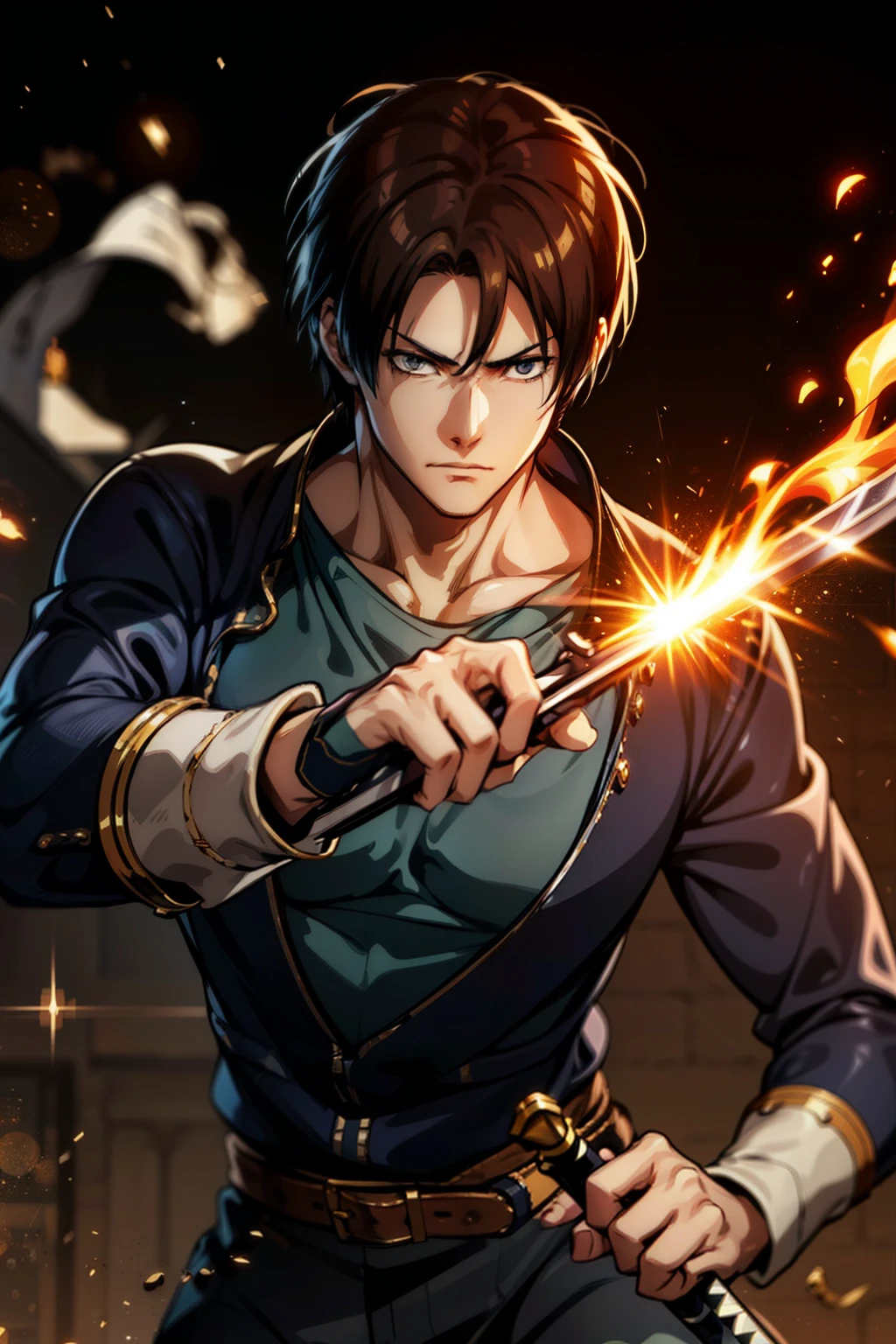 Our world is a magical world where swords and magic can magically turn into reality. In this world, there is a man named Kieran, Kieran is a passionate young swordsman with a passion for discovering the power of swords and magic.