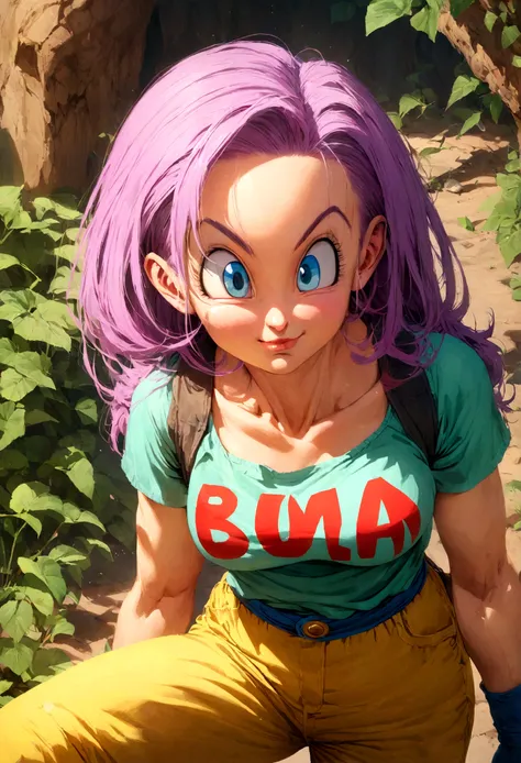 Bulma, Muy grande totalmente desnuda, piernas abiertas mostrando su coño  goteand - SeaArt AI